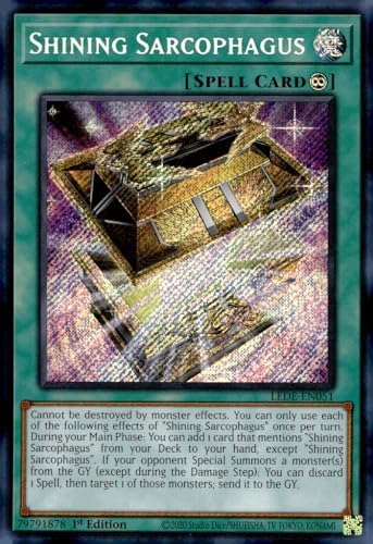 YU-GI-OH! Shining Sarcophagus - LEDE-EN051 - Secret Rare - 1. Auflage von YU-GI-OH!