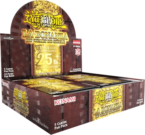 Yu Gi Oh! TCG – Booster Quarter Century Bonanza – Box mit 24 Teilen – Französisch von Yu Gi Oh