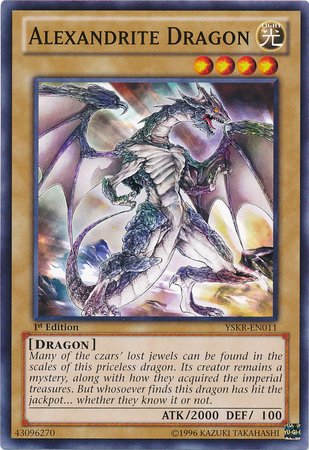 Yu-Gi-Oh! - Alexandrite Dragon - YSKR-EN011 - Common - Unlimited Edition - Starter Deck: Kaiba Reloaded von YU-GI-OH!