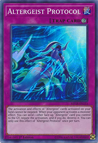 Yu-Gi-Oh! - Altergeist Protocol (MP18-EN151) - Mega-Tin Mega-Pack 2018 - 1. Auflage - Super Rare von YU-GI-OH!