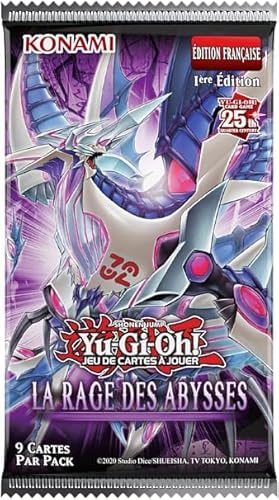 Yu Gi Oh! Booster mit 9 Karten: Die Rage des Abysses – französische Version von YU-GI-OH!