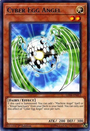 Yu-Gi-Oh! - Cyber Egg Angel - LED4-EN013 - Legendary Duelists: Sisters of The Rose - 1st Edition - Rare von YU-GI-OH!