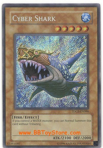 Yu-Gi-Oh! - Cyber Shark (TDGS-EN086) - The Duelist Genesis - Unlimited Edition - Secret Rare von YU-GI-OH!