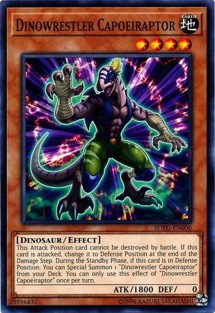 Yu-Gi-Oh! - Dinowrestler Capoeiraptor - SOFU-EN006 - Soul Fusion - Unlimited Edition - Common Yu-Gi-Oh! - Dinowrestler Capoeiraptor - SOFU-EN006 - Soul Fusion - Unlimited Edition - Common von YU-GI-OH!