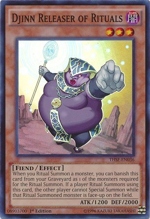 Yu-Gi-Oh! - Djinn Releaser of Rituals (THSF-EN036) - The Secret Forces - 1st Edition - Super Rare by Yu-Gi-Oh! von YU-GI-OH!