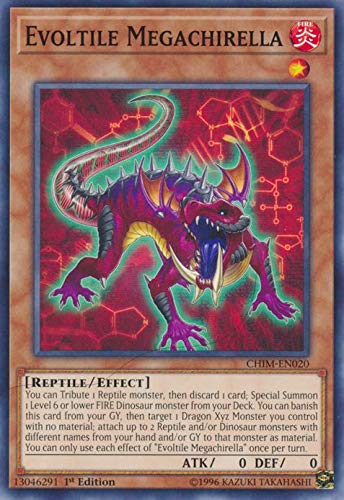 Yu-Gi-Oh! - Evoltile Megachirella - CHIM-EN020 - Common - 1. Auflage - Chaos Impact von YU-GI-OH!