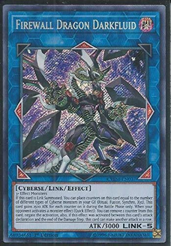 Yu-Gi-Oh! - Firewall Dragon Darkfluid - CHIM-EN037 - Secret Rare - 1st Edition - Chaos Impact von YU-GI-OH!