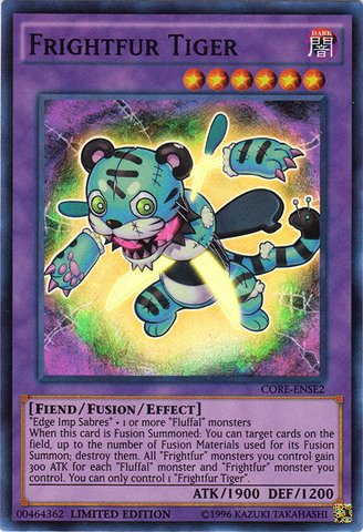 Yu-Gi-Oh! - Frightfur Tiger (CORE-ENSE2) - Clash of Rebellions: Special Edition - Limited Edition - Super Rare von YU-GI-OH!