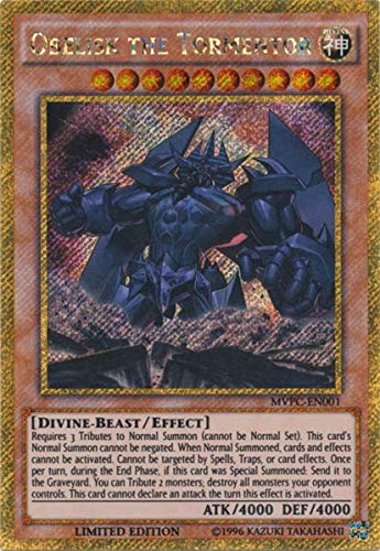 Yu-Gi-Oh! - Obelisk The Tormentor - MVPC-EN001 - Gold Super Rare (Misprint) - Dark Side of Dimensions Movie Promo von Yu-Gi-Oh!