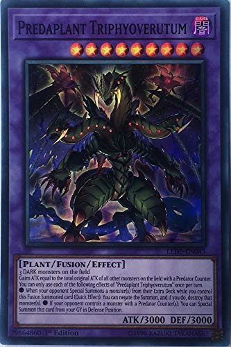 Yu-Gi-Oh! - Predaplant Triphyoverutum - LED5-EN045 - Super Rare - 1st Edition - Legendary Duelists: Immortal Destiny von Yu-Gi-Oh!