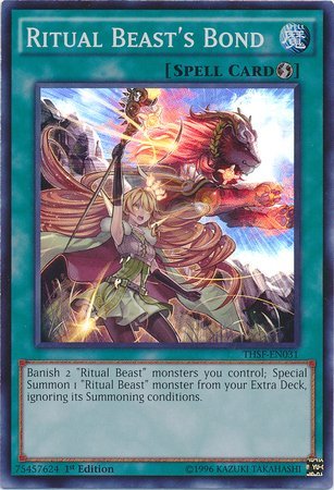 Yu-Gi-Oh! - Ritual Beast's Bond (THSF-EN031) - The Secret Forces - Unlimited Edition - Super Rare by Yu-Gi-Oh! von YU-GI-OH!