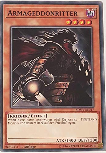 Yu-Gi-Oh SDSH-DE017 Armageddonritter Common Deutsch 1. Auflage von YU-GI-OH!