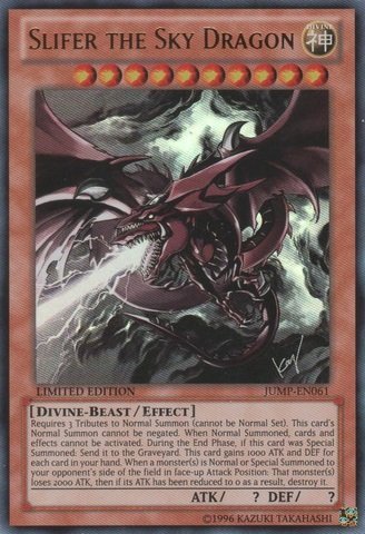 Yu-Gi-Oh! - Slifer the Sky Dragon (JUMP-EN061) - Shonen Jump Magazine Promos - Limited Edition - Ultra Rare by Yu-Gi-Oh! von YU-GI-OH!