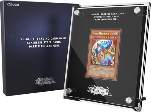 Yu-Gi-Oh! TRADING CARD GAME Stainless Steel Card: Dark Magician Girl (Amazon Exclusive) von KONAMI