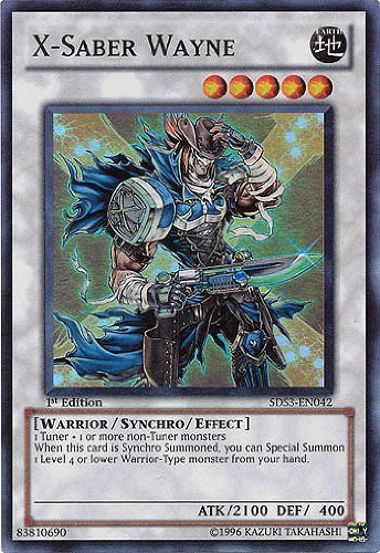 Yu-Gi-Oh - X-Saber Wayne 5DS3-EN042 Super Rare - 5D's 2010 Starter Deck Duelist Toolbox von YU-GI-OH!