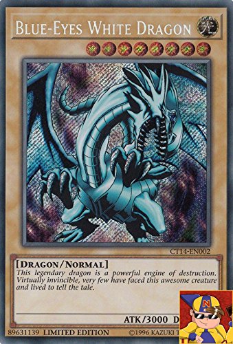 YuGiOh CT14-EN002 Blue Eyes White Dragon Secret Rare Limited Ed YuGiOh CT14-EN002 Blue Eyes White Dragon Secret Rare Limited Ed von YU-GI-OH!