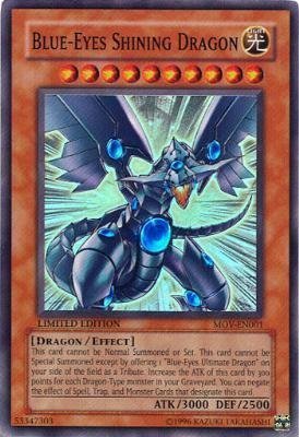 YuGiOh GX Blue Eyes Shining Dragon MOV-EN001 Promo Card [Toy] by Yu-Gi-Oh! von YU-GI-OH!