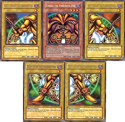 YuGiOh-Karte, 100 Stück Seltene Karten Inklusive Garantierter Exodia von YU-GI-OH!