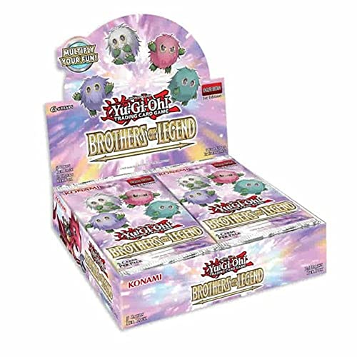 Yugioh Brothers of Legend 2021 Booster-Box – 24 Packungen mit 5 Karten von YU-GI-OH!