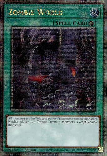 Zombie World (Quarter Century Secret Rare) – RA03-EN205 – Quarter Century Secret Rare – 1. Auflage von YU-GI-OH!