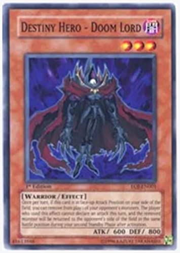 yugioh - Destiny Hero - Doom Lord EOJ-EN001 1st Edition Common - Enemy of Justice von YU-GI-OH!