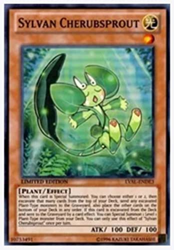 yugioh - Sylvan Cherubsprout LVAL-ENDE3 Limited Edition Super Rare - Legacy of The Valiant: Deluxe Edition von YU-GI-OH!