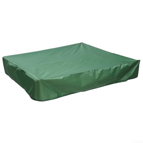 YUANGANG Sandkastenabdeckung, Sandkastenabdeckung, leicht zu tragen, praktische Aufbewahrungslösung für Outdoor-Abenteuer mit Kindern (grün, 120 x 120 cm) von YUANGANG