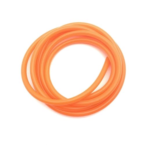 2M Lebensmittelqualität Silikon Gummischlauch Transparent Flexible Silikon Rohr Durchmesser 2 3 4 5 6 7 8 9 10 OD 6 8 10 12 14 16 Mm Rohr(Orange,2 Meter_OD 4XID 2MM) von YUANYAO