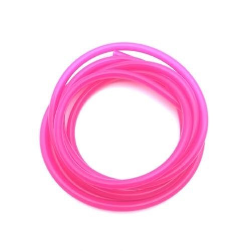 3 Meter ID2 3 4 5 6 7 8 9 10 12 mm Silikonrohr Flexibler Gummischlauch Lebensmittelqualität Softdrink-Rohr Wasseranschluss Bunte Sanitär(Rose red,3 Meter_OD 5XID 3MM) von YUANYAO