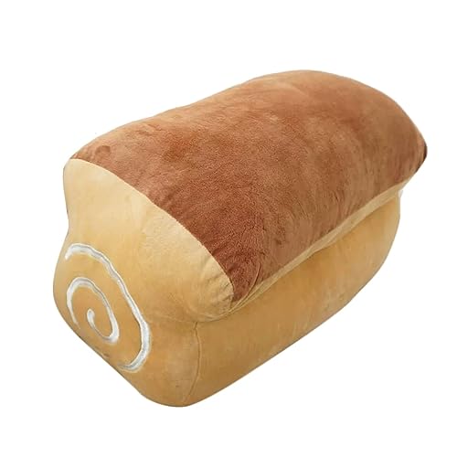 18 Zoll Lustiges Lebensmittel-Plüschtier, Toastbrot-Plüschkissen, Weiches Toastbrot-Lebensmittel-Sofakissen, Gefüllte Puppe For Kinder Und Erwachsene, Geschenk, Zuhause, Schlafzimmer, Zimmerdekoration von YUBEIER