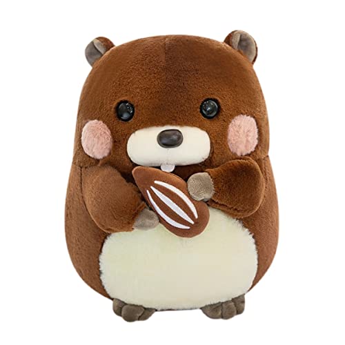 YUBEIER Fat Hamster Plüsch-Stofftier-Spielzeug, Simulation, kleine Maus, Puppenkissen, Heimdekoration, Geschenk für Jungen, Mädchen, Kinder, Heimdekoration (20 cm) von YUBEIER