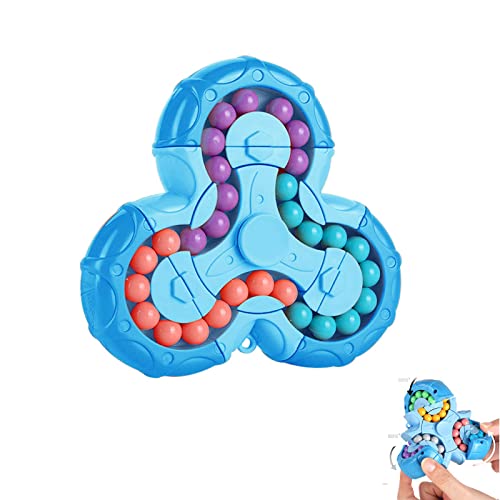 YUDANSI Rotierendes Fingerwürfel-Spielzeug, Zauberwürfel Handlich Spinner Fidget-Spielzeug Ball iq-Spiel, Geschenk für Kinder ab3 Jahren Weihnachten Geburtstag Neujahr von YUDANSI