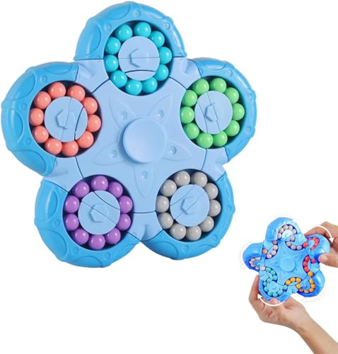 YUDANSI Zauberbohnen-Puzzle-Spielzeug, Magic Bean Rotierender Würfel Spielzeug, Rotierendes Finger Fidget Zauberwürfel, Weihnachten Geburtstag Neujahrsgeschenk für Kinder Teenager Erwachsene von YUDANSI