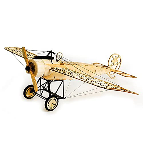 YUDIZWS Balsaholz-Modellflugzeug Bausätze im Maßstab 1:18, 3D-Puzzles für Erwachsene und Kinder zum Bauen,Fokker e von YUDIZWS