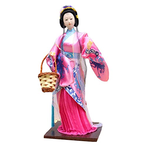 Chinesische Puppe Desktop Dekor, Chinese Doll Desktop Decor Chun Qiu Dynasty Xi Shi Ancient Four Beauties Doll Statue Oriental Asian Geisha Girlfor Home Office Christmas Collectible, von YUEKOPOU