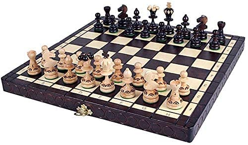 Schach Set, Beech Chess Set Chess Set fine Grade inor Solid Wood Chess Set EntertainmentGift von YUEKOPOU