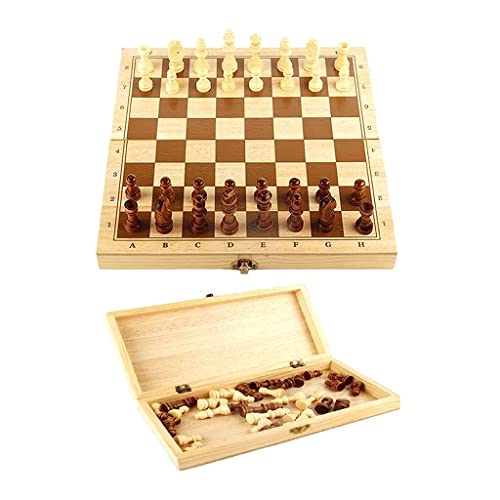 Schach Set, Chess Armory Chess Set with Game Board Interior Storage Portable Folding Chess Board Chess Pieces von YUEKOPOU