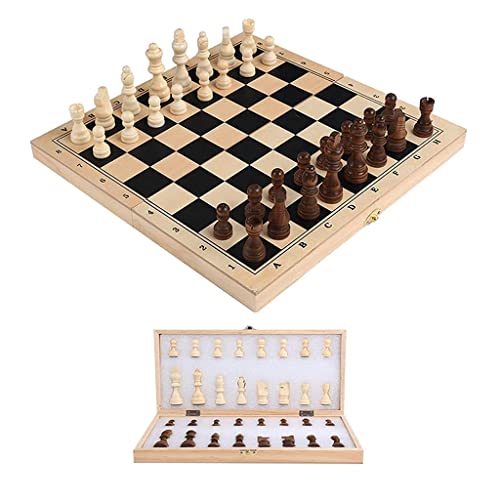 Schach Set, Chess Armory Chess Set with Game Board Interior Storage Portable Folding Chess Board Chess Pieces von YUEKOPOU