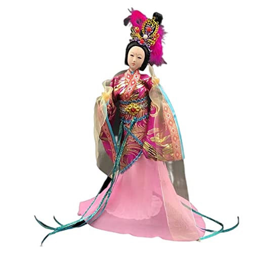 YUEKOPOU Chinesische Puppe Desktop Dekor, Chinese Doll Desktop Decor Dong Han Dynasty Diao Chan Ancient Four Beauties Doll Statue Oriental Asian Geisha Girlfor Home Office Christmas Collectible, von YUEKOPOU