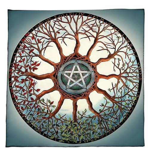 Baumsternmuster Tarotkarte Tischdecke Altäre Divinationen Tisch Stoff Wandteppich Leicht Zu Verwenden. Baumsternmuster Tarotkarte Tischdecke Altäre Divinationen Tisch Stoff Wandteppich Leicht Zu Verwenden. von YUGSHNKFC