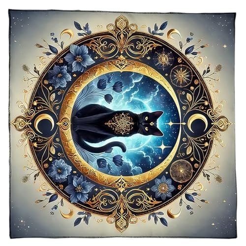 YUGSHNKFC Tarots Tischdecke Katzen Blumenmuster Astrologie Altäre Stoffkennzahlen Karten Tisch Wandteppich Liefern Tarot Karte YUGSHNKFC Tarots Tischdecke Katzen Blumenmuster Astrologie Altäre Stoffkennzahlen Karten Tisch Wandteppich Liefern Tarot Karte von YUGSHNKFC