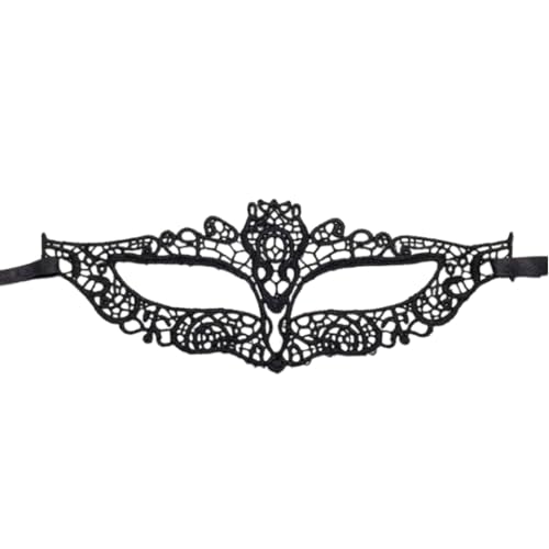 YUGSHNKFC Halloween Masquerade Maske Spitze Eyemask Venezianer Maske Für Karnevals Party Kostüm Halbe Gesichtsmaske Augenbinde Geschenke von YUGSHNKFC