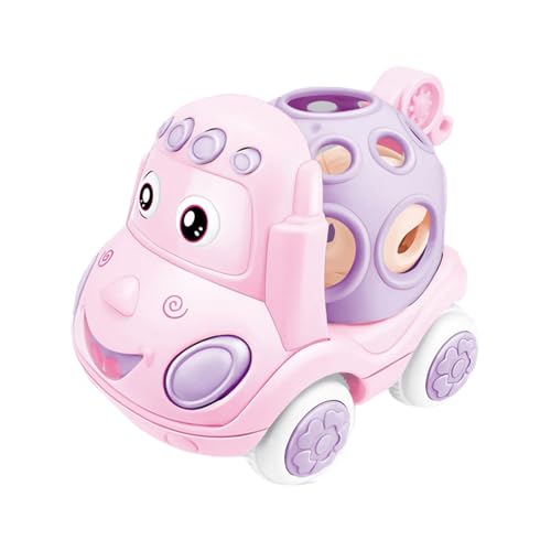 YUGSHNKFC Interaktion Trägheit Auto Spielzeugpresse Und Go Cartoon Animal Car Toy Mit Klingelnden Glocken Für Innen Und Outdoor Babygunst von YUGSHNKFC