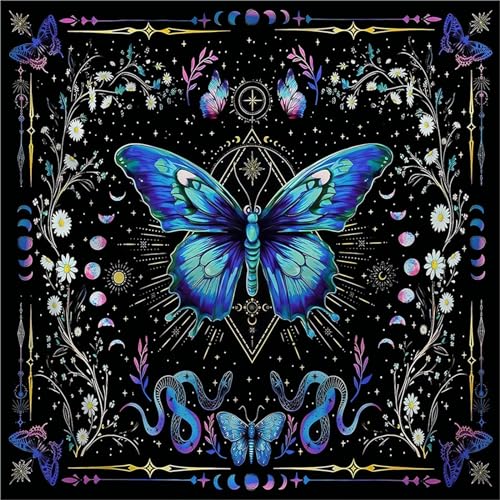 YUGSHNKFC Schmetterlingsblume Tarots Tischdecke Gotteskarten Karten Tisch Tuch Wandteppich Astrologys Hexerei YUGSHNKFC Schmetterlingsblume Tarots Tischdecke Gotteskarten Karten Tisch Tuch Wandteppich Astrologys Hexerei von YUGSHNKFC