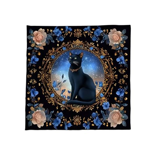 YUGSHNKFC Tarots Tischdecke Katzen Blumenmuster Astrologie Altäre Stoffkennzahlen Karten Tisch Wandteppich Liefern Tarot Karte YUGSHNKFC Tarots Tischdecke Katzen Blumenmuster Astrologie Altäre Stoffkennzahlen Karten Tisch Wandteppich Liefern Tarot Karte von YUGSHNKFC