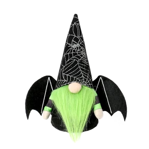 YUHANGCIYE Halloween-Ornamente, Halloween-Themen-Ornament, Hexe, Fledermaus, Facelesss, alter Mann, Puppe, weiches Polyester, Sammlerstück, Dekoration für Partys (BK#) von YUHANGCIYE