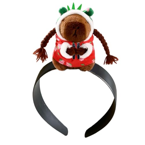 YUHANGCIYE Niedliches Haarband, niedliches Puppen-Stirnband, lustiges zahnloses Puppen-Stirnband, Capybara-Haarband, Baumwoll-Puppen-Stirnband, perfekt für Partys und Cosplay (Nr. 3) von YUHANGCIYE