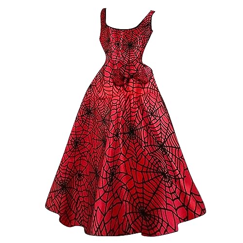 YULONGESS Gothic Kleid Damen,Renaissance Retro Kleid Mittelalter Kostüm Retro Gothic Kleid PartyKleid SchnürKleid Faschingskostüme Party Prinzessin Dress Karneval Halloween Party Kostüm von YULONGESS