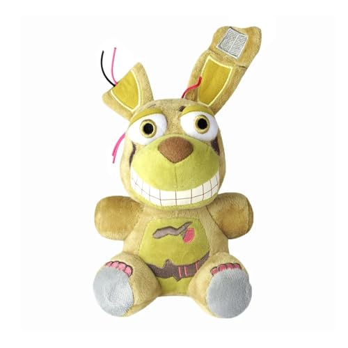 YUMSOU 18 cm FNAF Plüschtiere Freddy Fazbear Bär Foxy Rabbit Bonnie Chica Peluche Juguetes 5 Nächte Freddy Plüschtiere Geschenke (A08) von YUMSOU