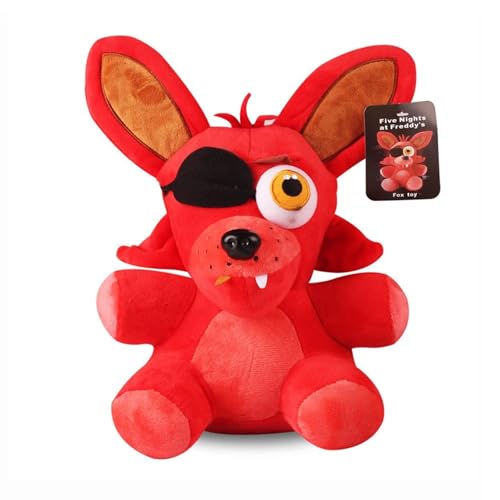 YUMSOU 18 cm FNAF Plüschtiere Freddy Fazbear Bär Foxy Rabbit Bonnie Chica Peluche Juguetes 5 Nächte Freddy Plüschtiere Geschenke (A10) von YUMSOU